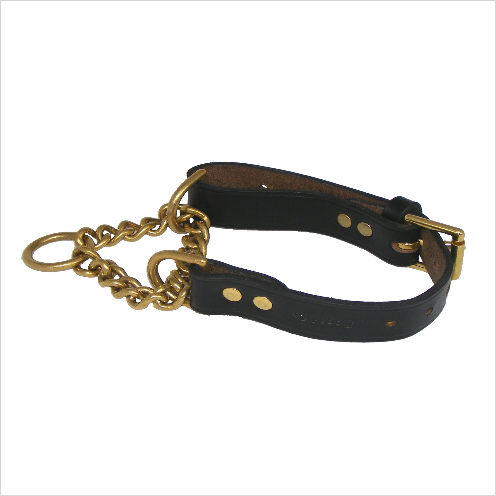 Signature Leather Half Check Dog Collars Dogs & Co