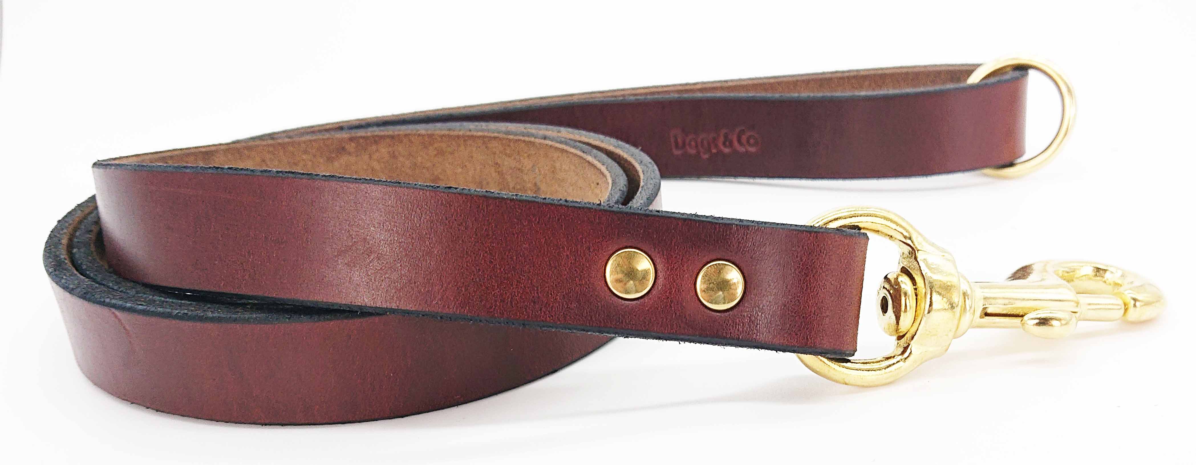 Signature Leather Dog Leads 48″ / 122 cm Dogs & Co