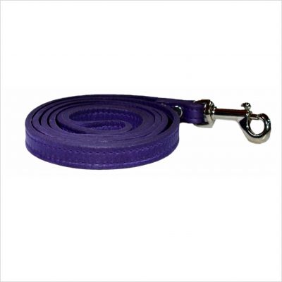 LUXE Leather Dog Leads – Purple
