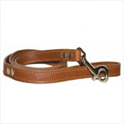 LUXE Leather Dog Leads – Tobacco Brown