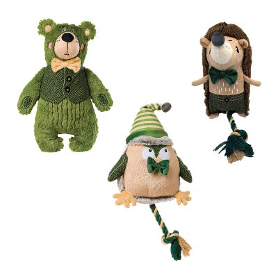 Green Woodland Dog Toys
