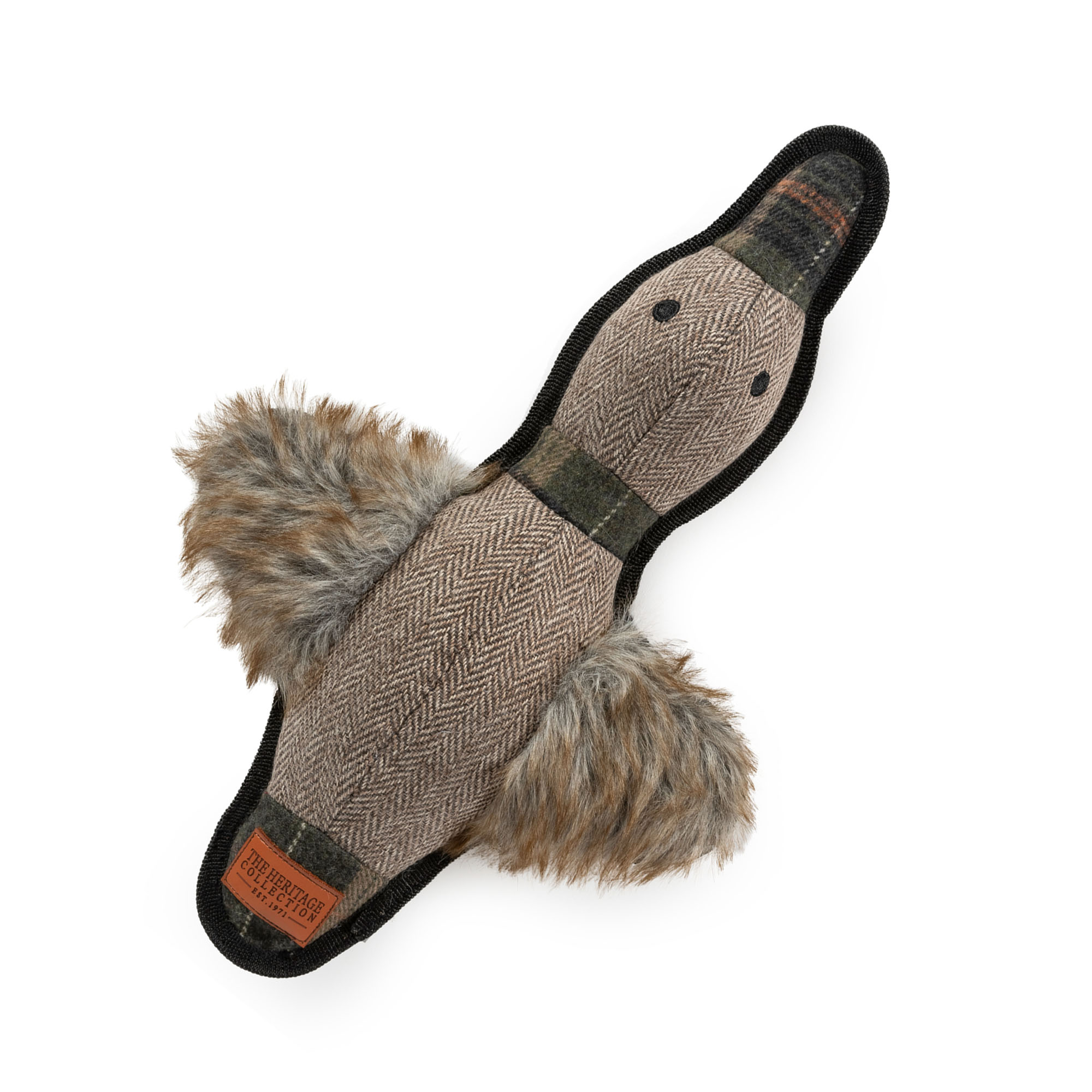 Tweed Duck Dog Toy