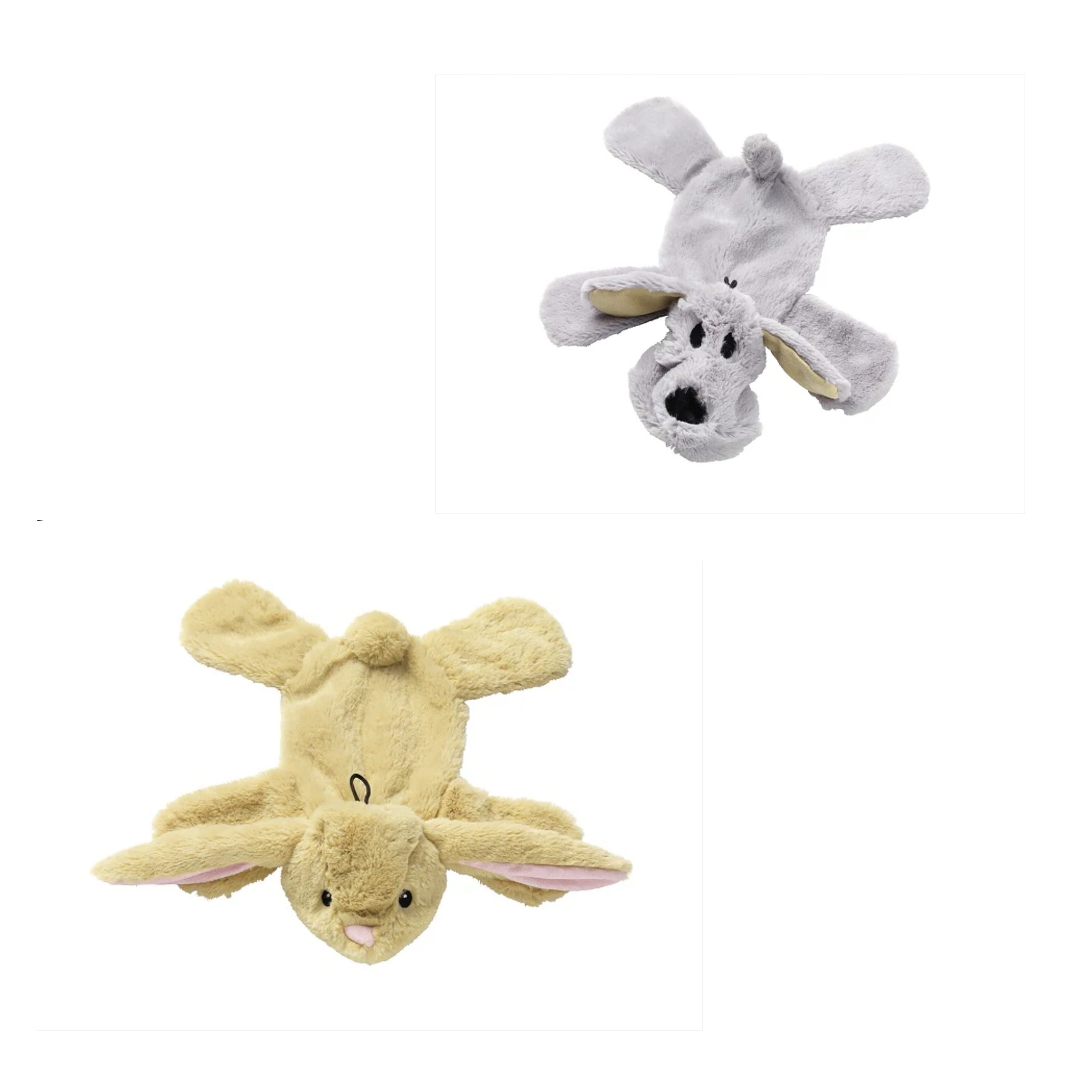 Crinkle Nose Flat Dog Toys