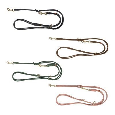 Rolled Leather Police Training Dog Lead